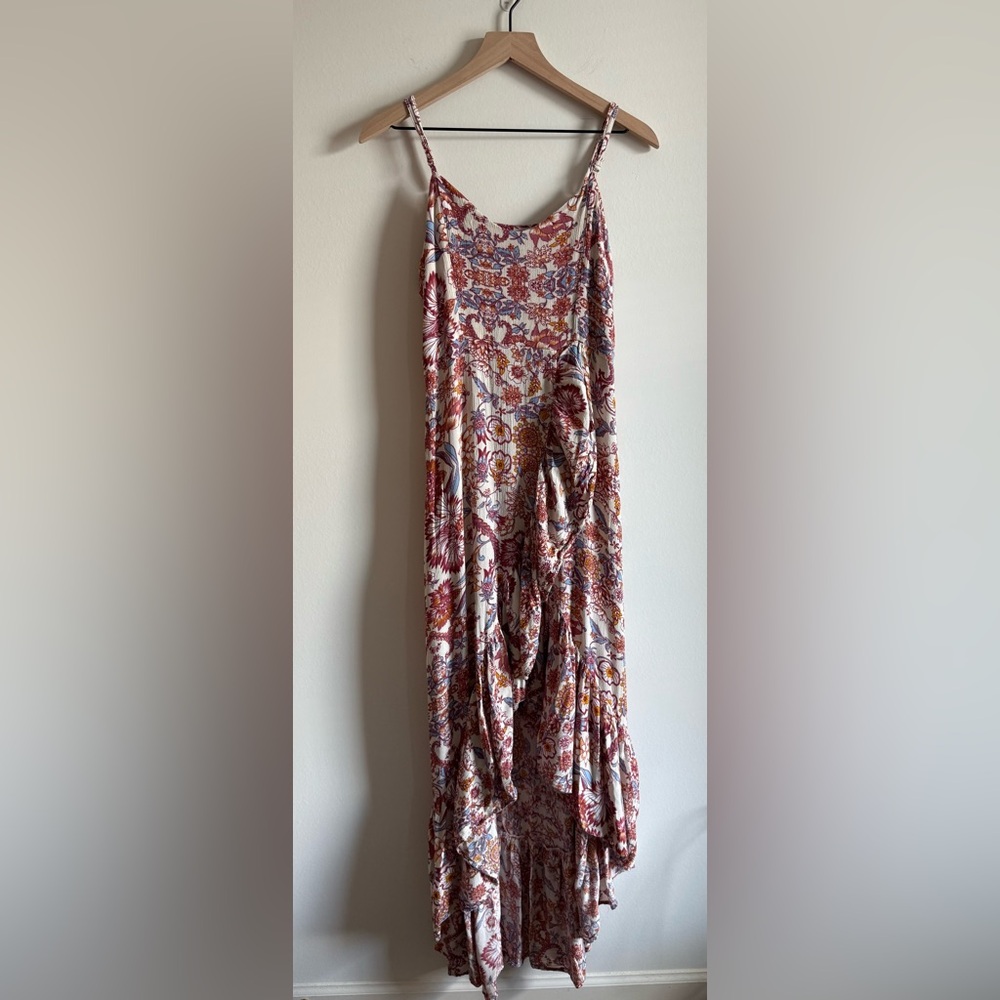Altar'd State Multicolor High Low Dress